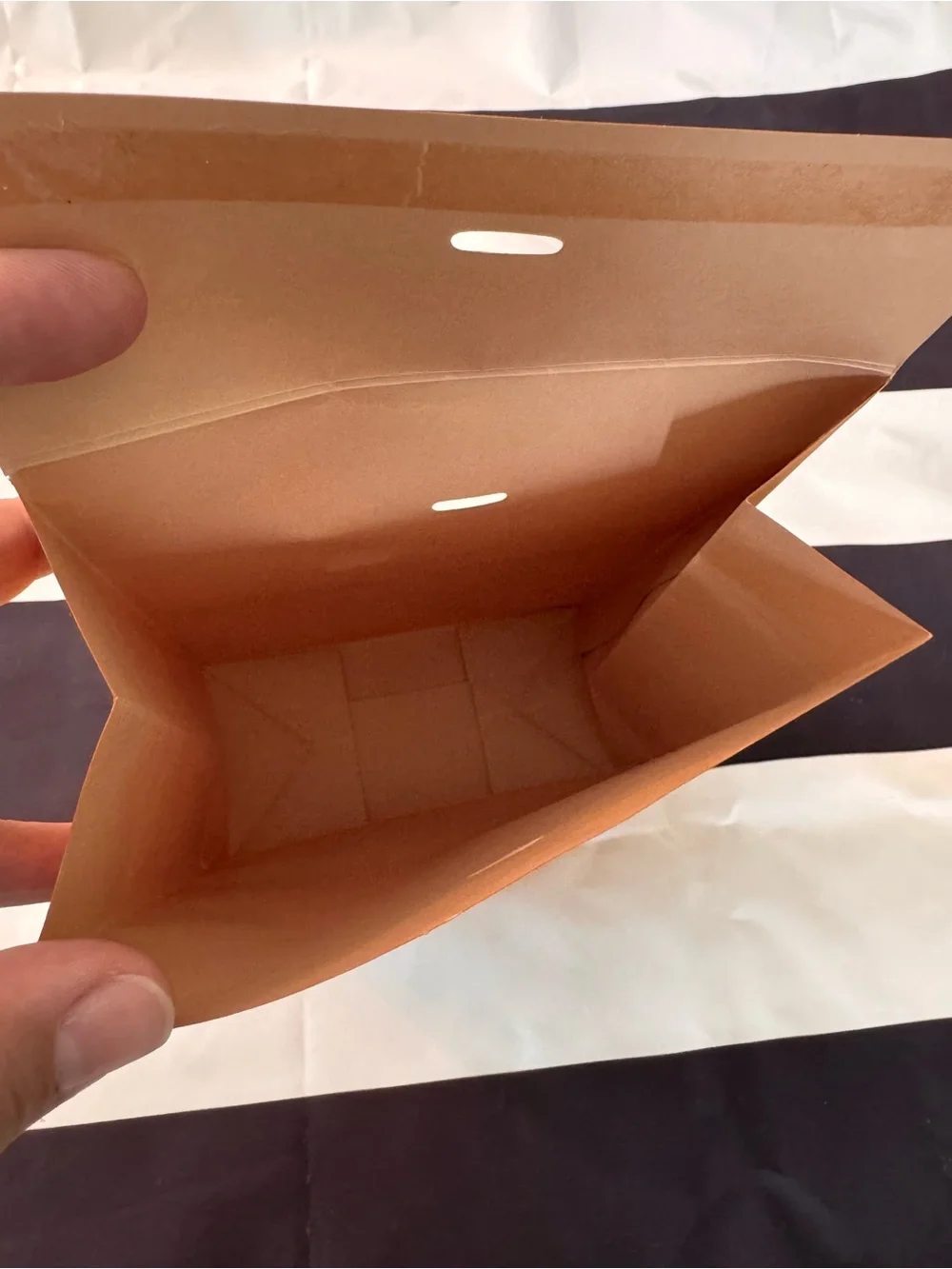 Louis Vuitton Orange Box with Black Logo